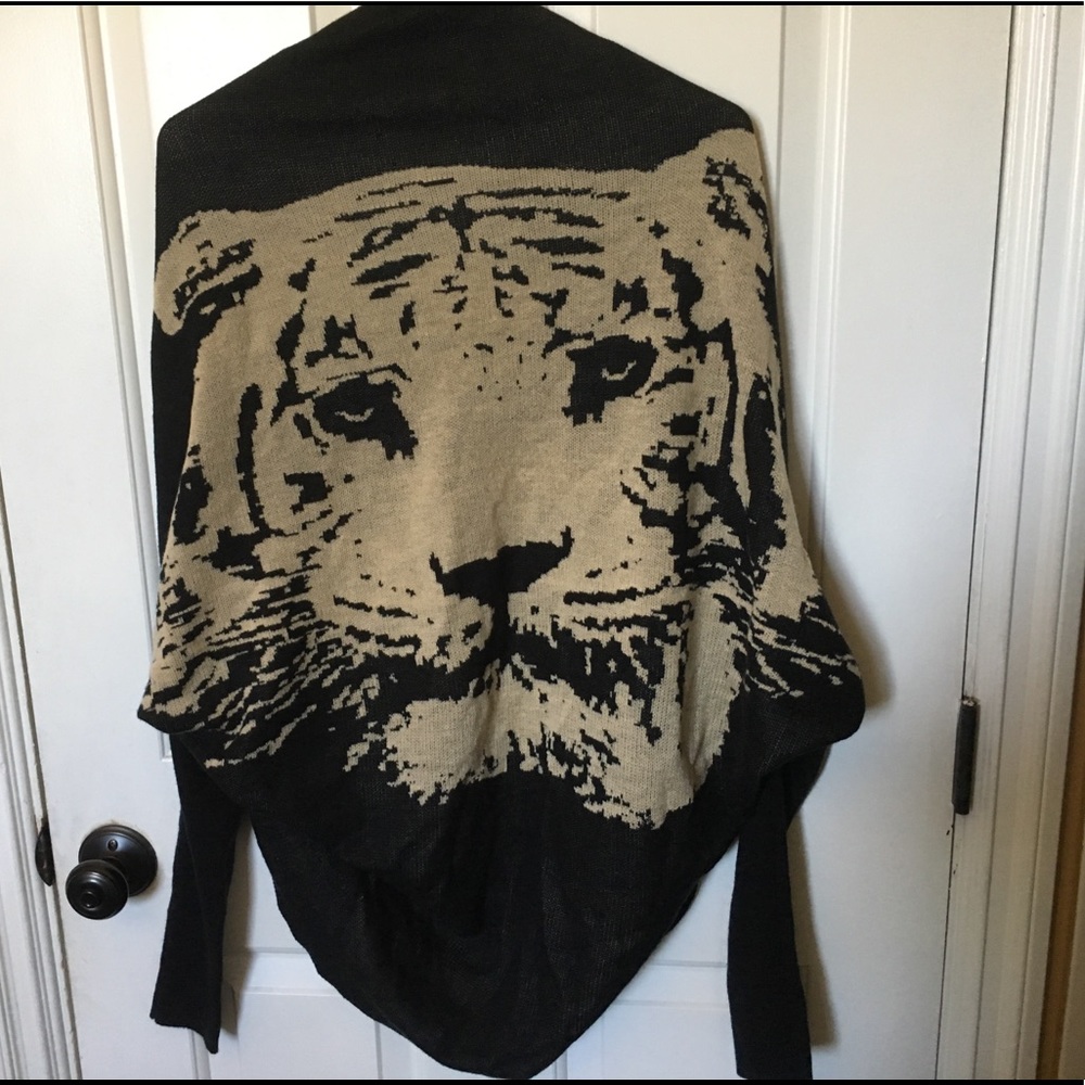 Tiger Shrug Sweater
